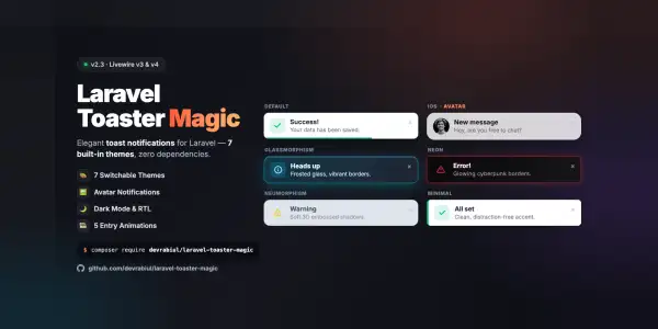 laravel-toaster-magic thumbnail